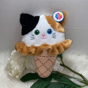 Kitty 🐱 Cone🍦Ice cream Stuff Animal Toy